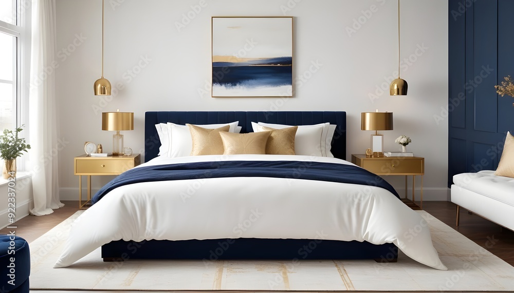 Photo interior modern design room 3d illustration Photo interior modern design room 3d illustration
