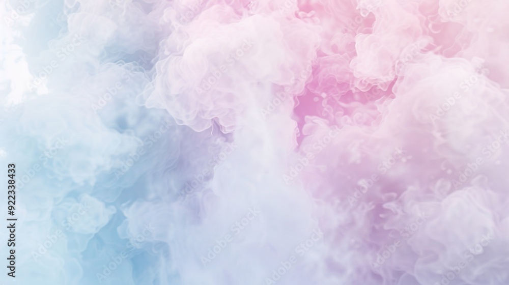 Fototapeta premium Mesmerizing Psychedelic Smoke Art: Vibrant Colors and Abstract Patterns on a Pure White Canvas