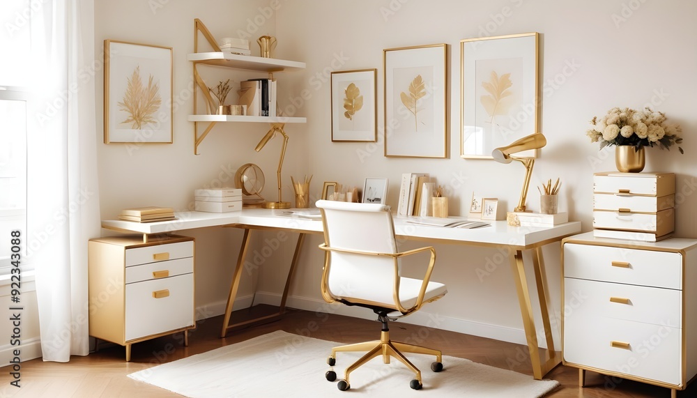 Fototapeta premium Photo interior modern design room 3d illustration