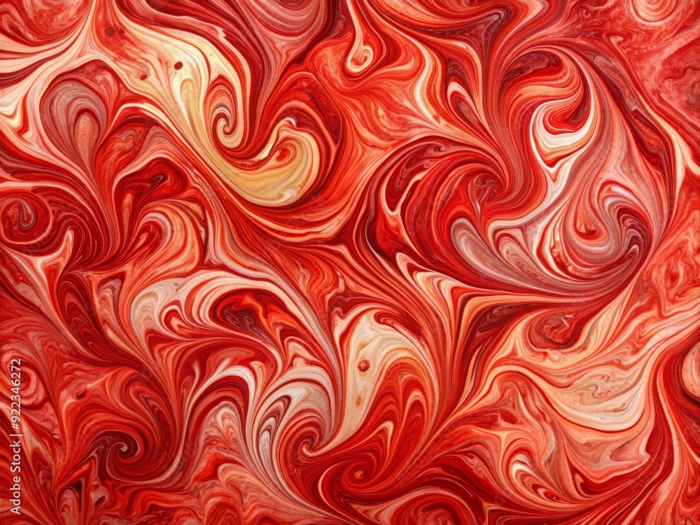 Vibrant red abstract watercolor background features a beautiful marbled paper texture with fluid, swirling patterns and organic shapes, perfect for creative projects. Vibrant red abstract watercolor background features a beautiful marbled paper texture with fluid, swirling patterns and organic shapes, perfect for creative projects.