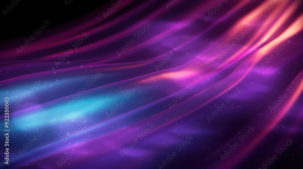 Abstract background with smooth lines in purple, Blue violet smooth glowing color wave background. Abstract background with smooth lines in purple, Blue violet smooth glowing color wave background.