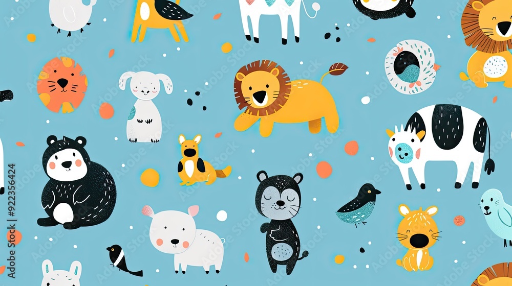 Cute Animals Pattern Cute Animals Pattern