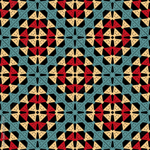 Pattern with crochet granny square wallpaper handmade decorative art design print 