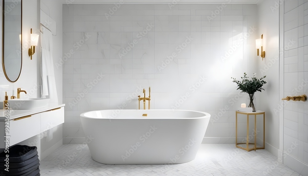 Photo interior modern design room 3d illustration Photo interior modern design room 3d illustration