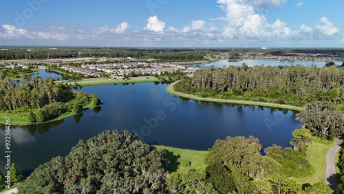 Drone photos of Cummingham Park and lakes
