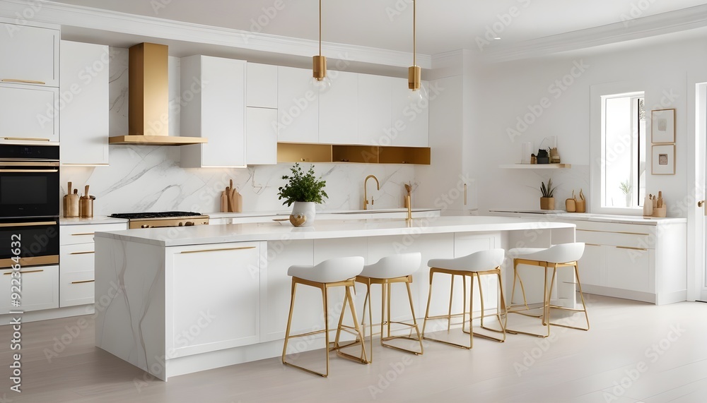 Fototapeta premium Photo interior modern design room 3d illustration