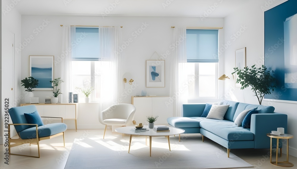 Photo interior modern design room 3d illustration Photo interior modern design room 3d illustration