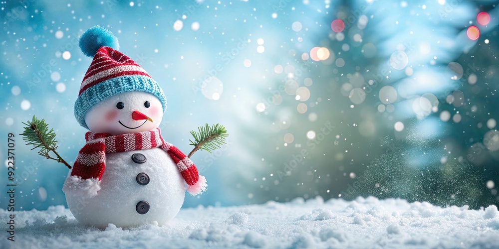 Cute snowman in a winter wonderland , snowman, Christmas, holiday, snow, winter, decoration, festive, cheerful, snowy, happy Cute snowman in a winter wonderland , snowman, Christmas, holiday, snow, winter, decoration, festive, cheerful, snowy, happy
