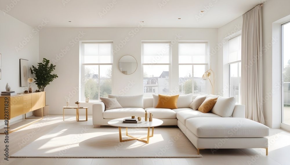Photo interior modern design room 3d illustration Photo interior modern design room 3d illustration