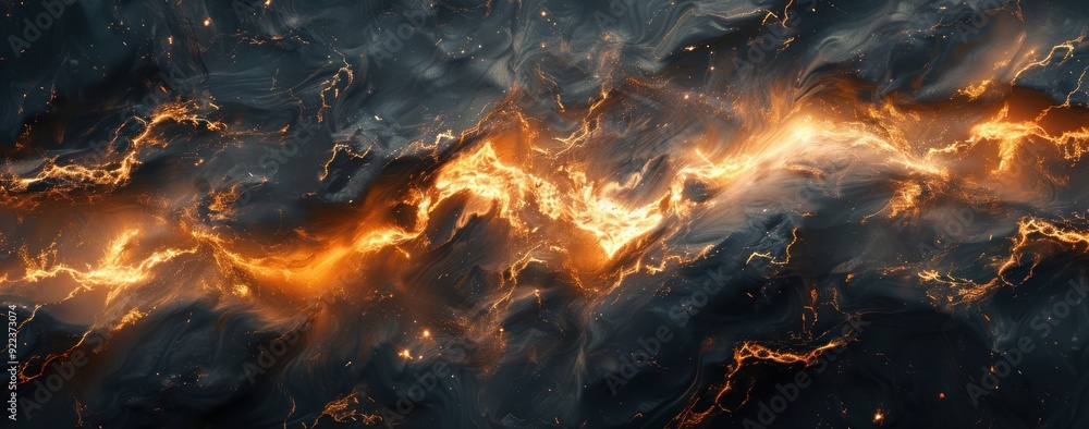 Abstract Fire and Smoke Swirls Abstract Fire and Smoke Swirls
