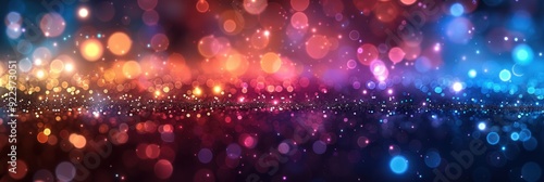 Abstract Colorful Bokeh Background