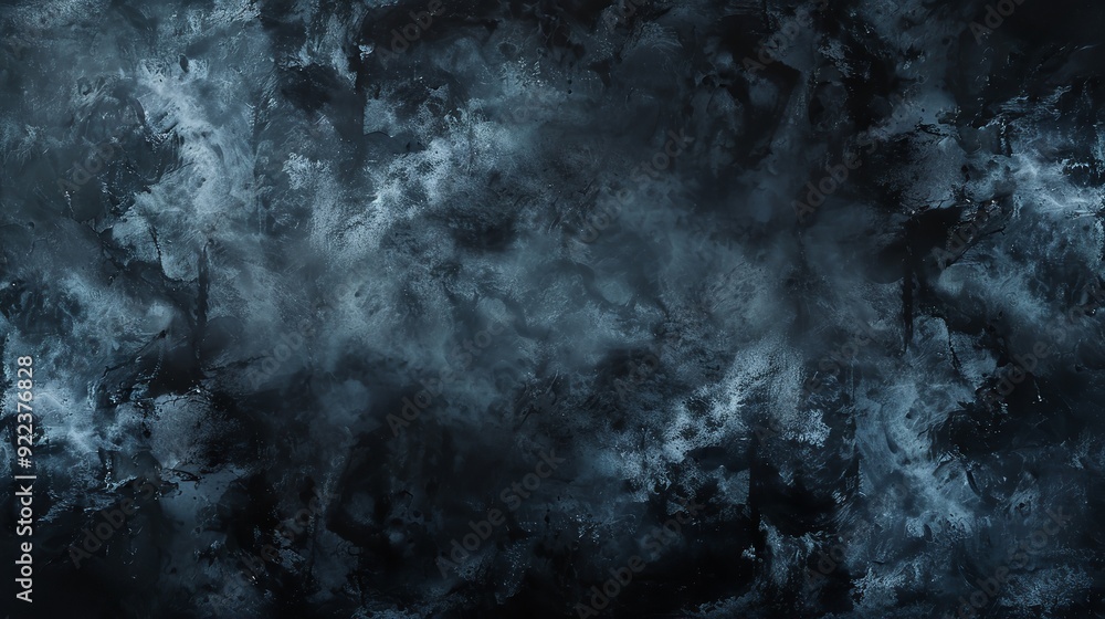 Obraz premium Dark and eerie grunge texture featuring a black gloomy