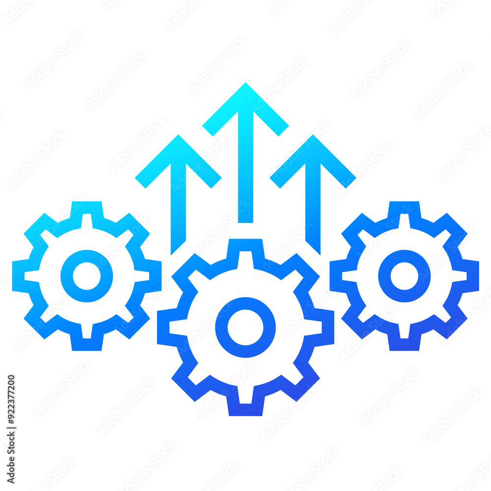Operational excellence and efficiency icon Operational excellence and efficiency icon