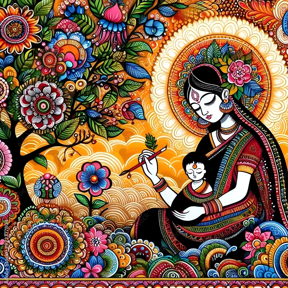 Madhubani painting Madhubani painting