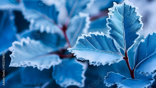 frost on leaf