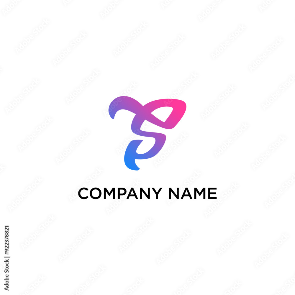 PS Letter Initial Logo Design Template Vector Illustration PS Letter Initial Logo Design Template Vector Illustration