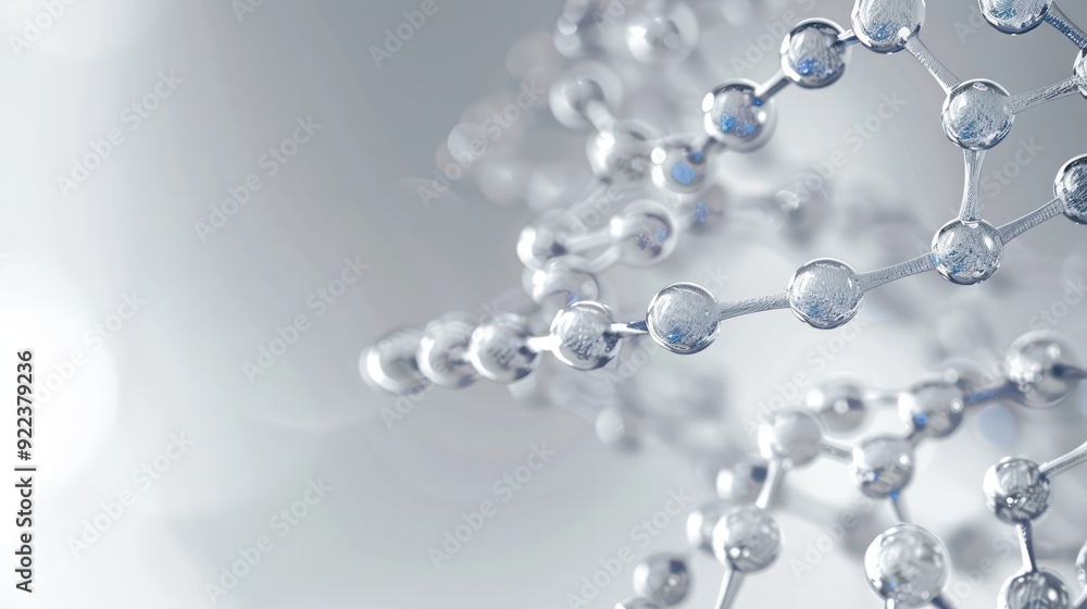 DNA background, DNA strand on chromosome background, Chromosome molecular structure biotechnology. Close-up DNA background, DNA strand on chromosome background, Chromosome molecular structure biotechnology. Close-up