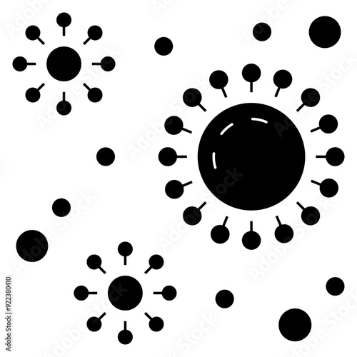 bacteria glyph icon