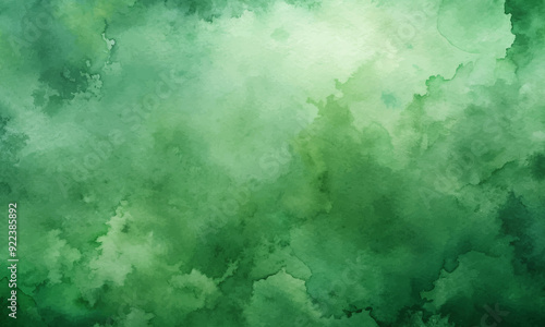 watercolor Hunter green texture Background,abstract watercolor paintings, paper texture background