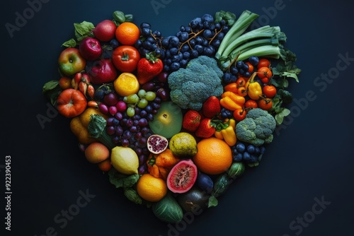 Fruit and vegetable arrangement