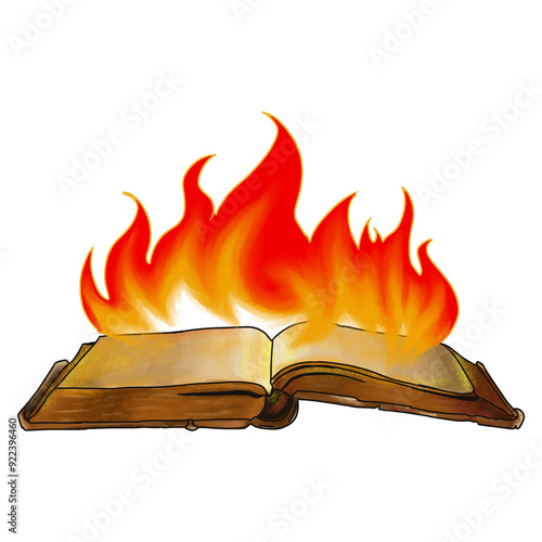 book on fire