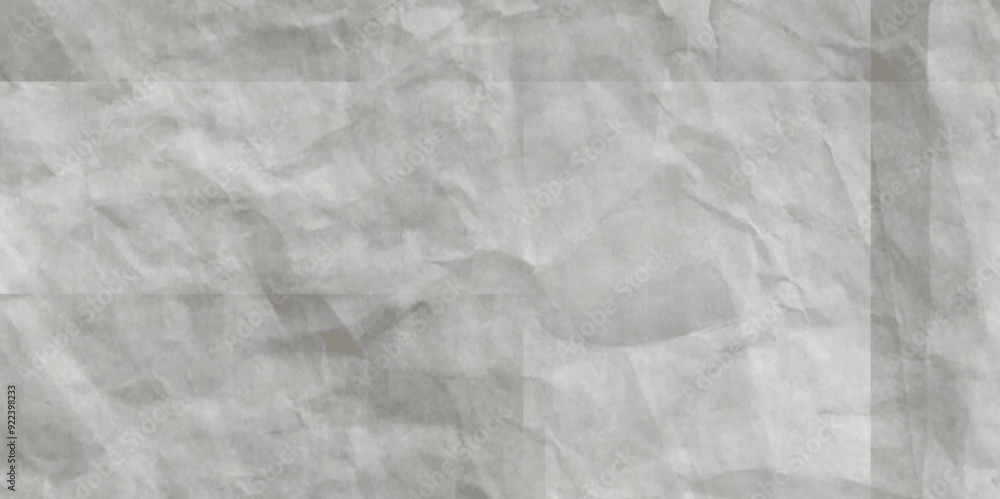 Naklejka premium White paper crumpled texture. White wrinkled paper texture. Grunge concrete wall. Vintage blank wallpaper. panorama grunge wrinkly paper texture background, crumpled pattern texture. Top view.