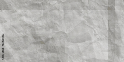 White paper crumpled texture. White wrinkled paper texture. Grunge concrete wall. Vintage blank wallpaper. panorama grunge wrinkly paper texture background, crumpled pattern texture. Top view.