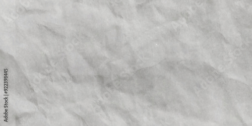 White paper crumpled texture. White wrinkled paper texture. Grunge concrete wall. Vintage blank wallpaper. panorama grunge wrinkly paper texture background, crumpled pattern texture. Top view.