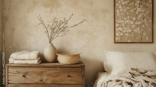 a portrait photo, focusing on living room and traditional spaces in Japandi-style homes, capturing the essence of traditional architecture. Japanese and Scandinavian