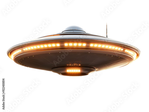 UFO, UAP inform a color saucer, Unidentified Flying Object , Unidentified Aerial Phenomena, Strange objects may come from outer space or contain unexpected technology 