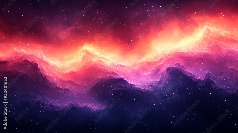 Cosmic Canvas: A mesmerizing abstract landscape of swirling nebulae painted in vibrant hues of pink, purple, and orange, set against a backdrop of twinkling stars, evoking a sense of vastness & wonder Cosmic Canvas: A mesmerizing abstract landscape of swirling nebulae painted in vibrant hues of pink, purple, and orange, set against a backdrop of twinkling stars, evoking a sense of vastness & wonder