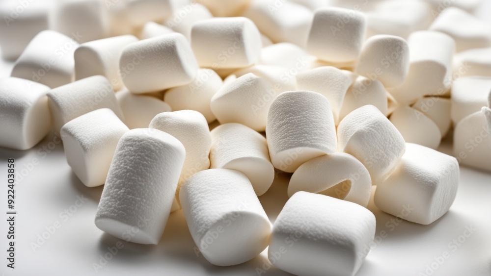 marshmallow on white background marshmallow on white background