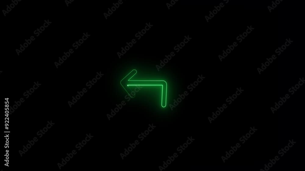 Arrow pointing to the right on a green background. Social media scroll arrows. Neon Arrow animation. 4k. Arrow pointing to the right on a green background. Social media scroll arrows. Neon Arrow animation. 4k.