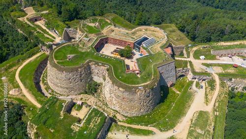 Srebrna Góra Fortress, aerial view
