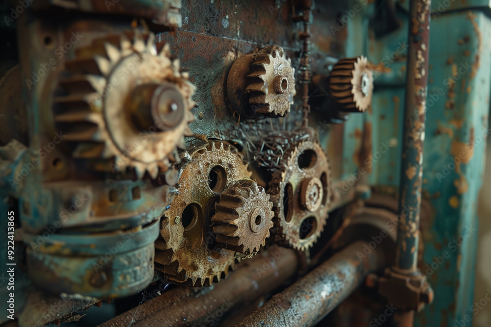 Old rusty gears in the machine Old rusty gears in the machine