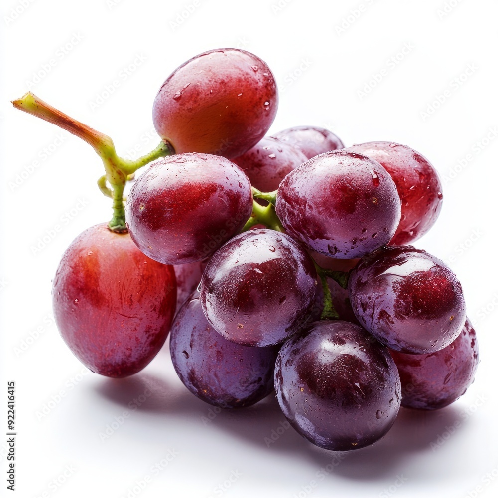 Close up of Fresh grape fruit on an isolated white background Close up of Fresh grape fruit on an isolated white background