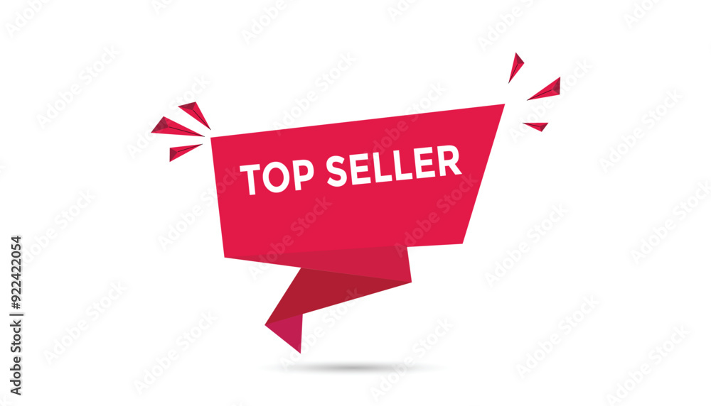 Top seller button web banner templates. Vector Illustration Top seller button web banner templates. Vector Illustration