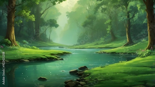 A nife very beautiful backgrounds green  photo