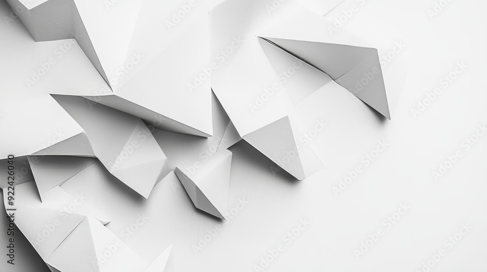 A white background with copy space (high-key 3D illustration) A white background with copy space (high-key 3D illustration)