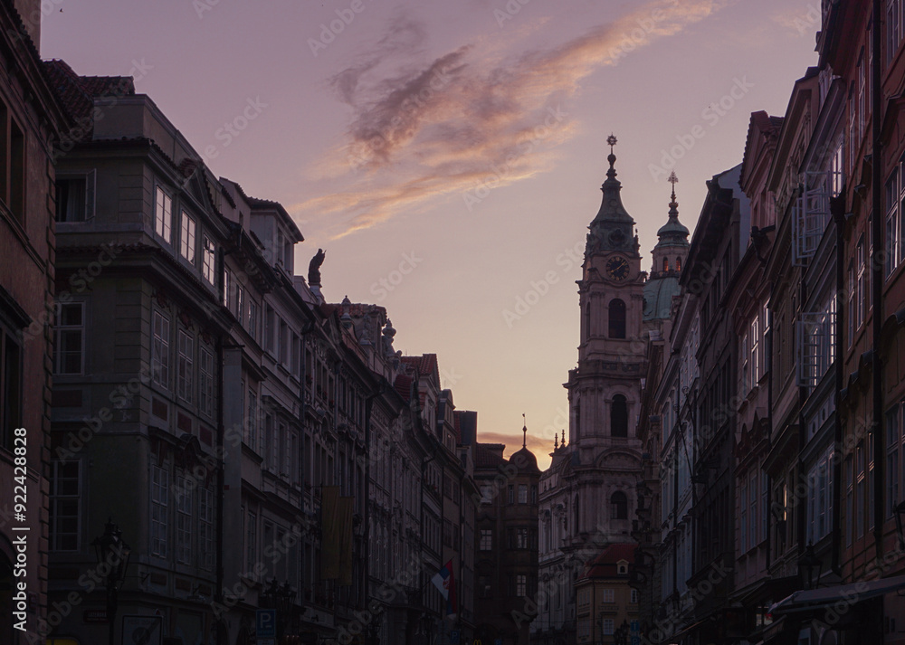 Fototapeta premium Low angle view of a old beautiful buildings against sky
