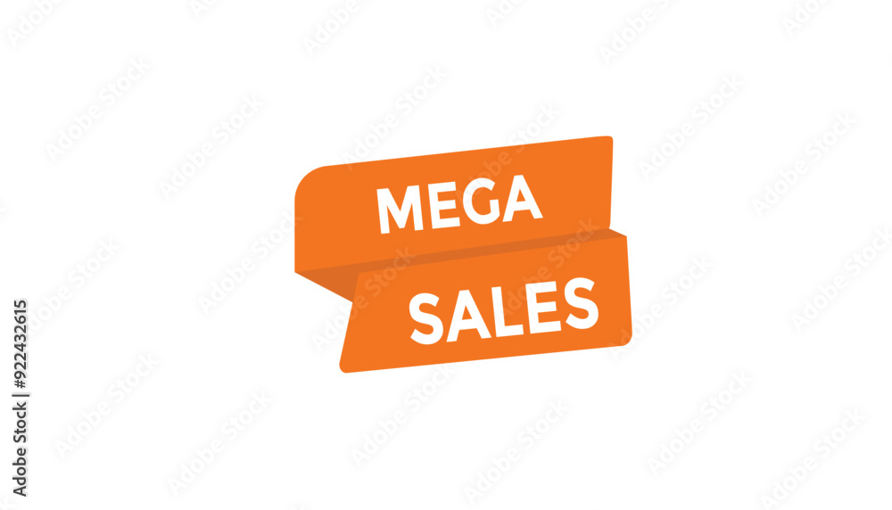 Mega sales button web banner templates. Vector Illustration
Mega sales button web banner templates. Vector Illustration