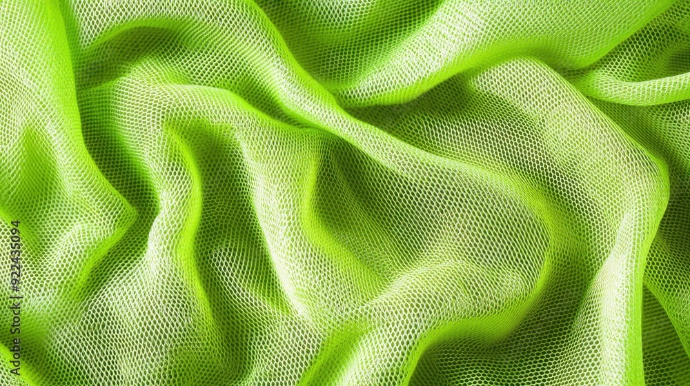 Vibrant Green Textured Fabric Close-up for Background Vibrant Green Textured Fabric Close-up for Background