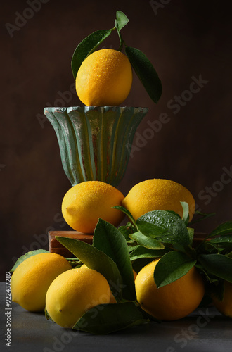 Lemon Still Life. photo