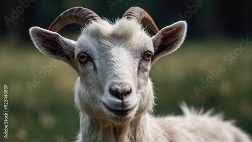 portrait of a goat