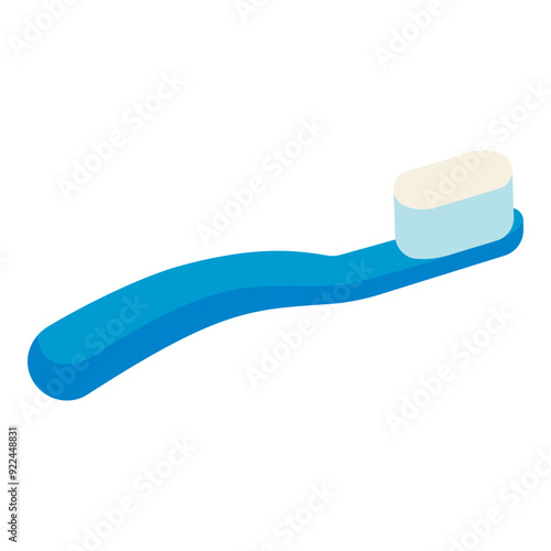 toothbrush flat icon