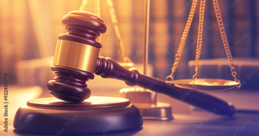 an justice gavel and scales on it, representing law. The background is blurred to emphasize the foreground elements. --ar 100:53 --niji 6 Job ID: 16ba8e3d-2e61-443a-b00e-76828b0250e6 an justice gavel and scales on it, representing law. The background is blurred to emphasize the foreground elements. --ar 100:53 --niji 6 Job ID: 16ba8e3d-2e61-443a-b00e-76828b0250e6