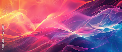 Wallpaper Mural Colorful abstract neon light painting with dynamic patterns modern artistic expression Torontodigital.ca