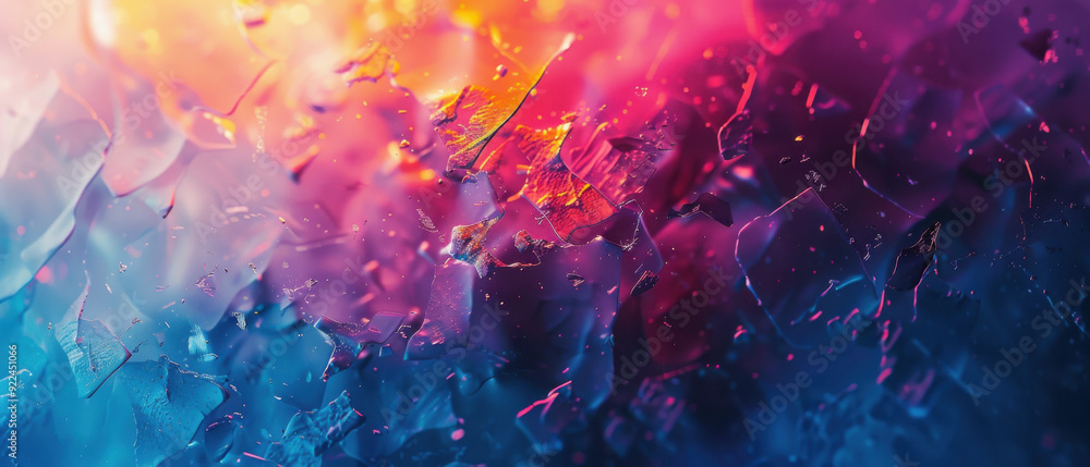 Fototapeta premium Multi-hue abstract computer wallpaper 