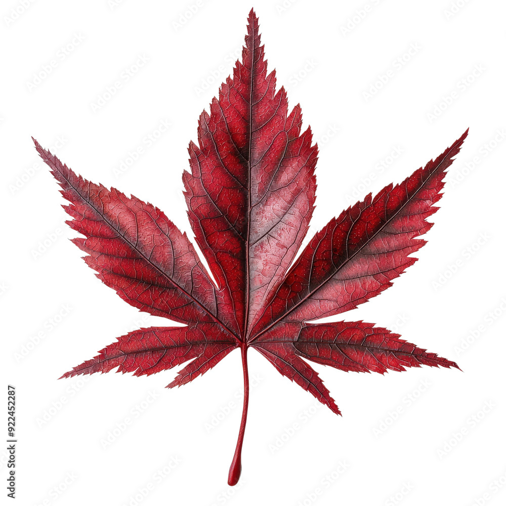 A vibrant red maple leaf showcasing intricate textures and details, perfect for nature-themed projects and seasonal designs. A vibrant red maple leaf showcasing intricate textures and details, perfect for nature-themed projects and seasonal designs.