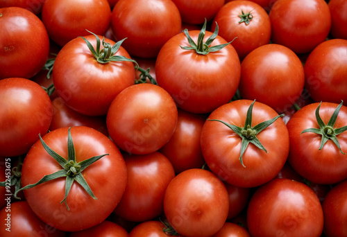 Fresh tomatoes - Top view